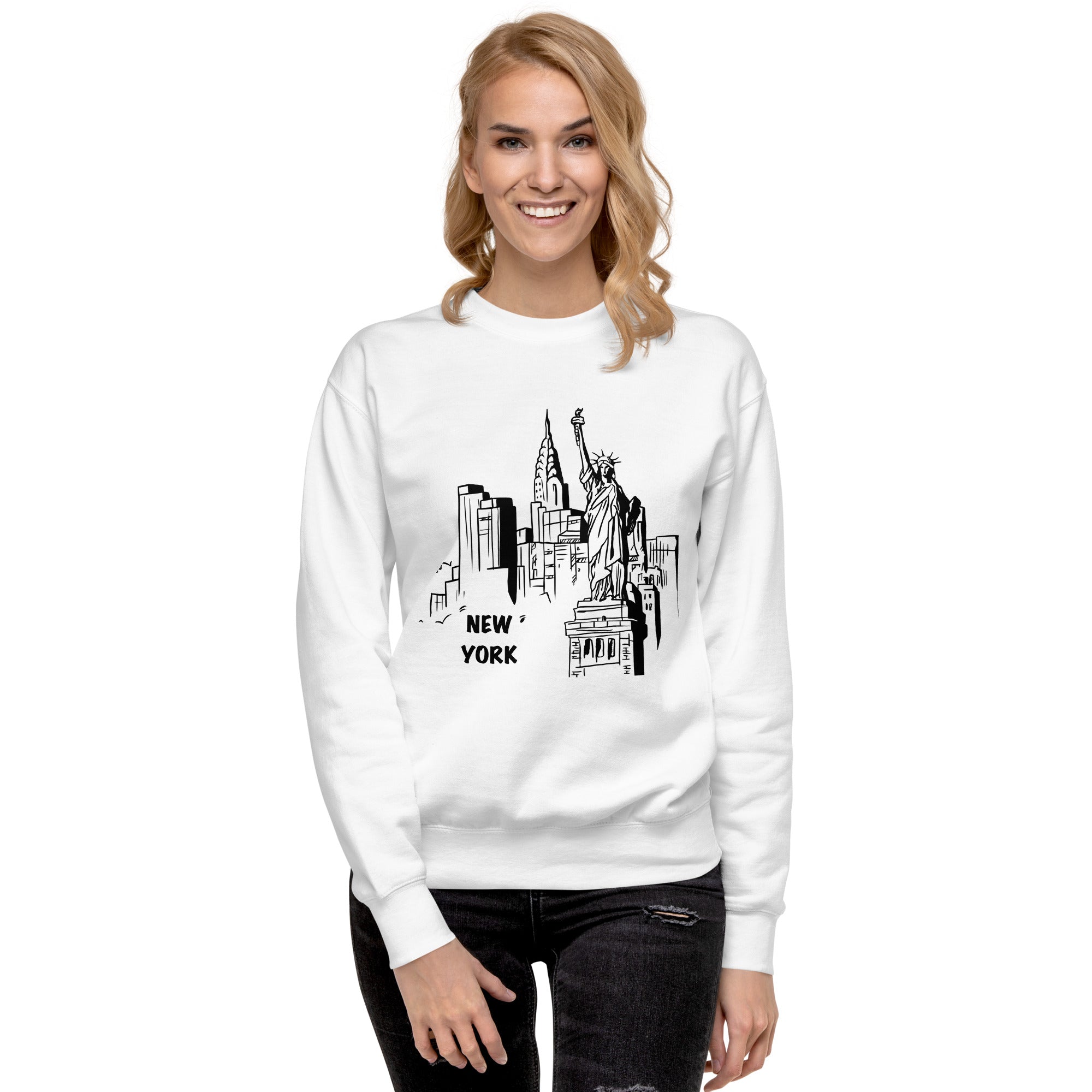 New York Print Unisex Sweatshirt