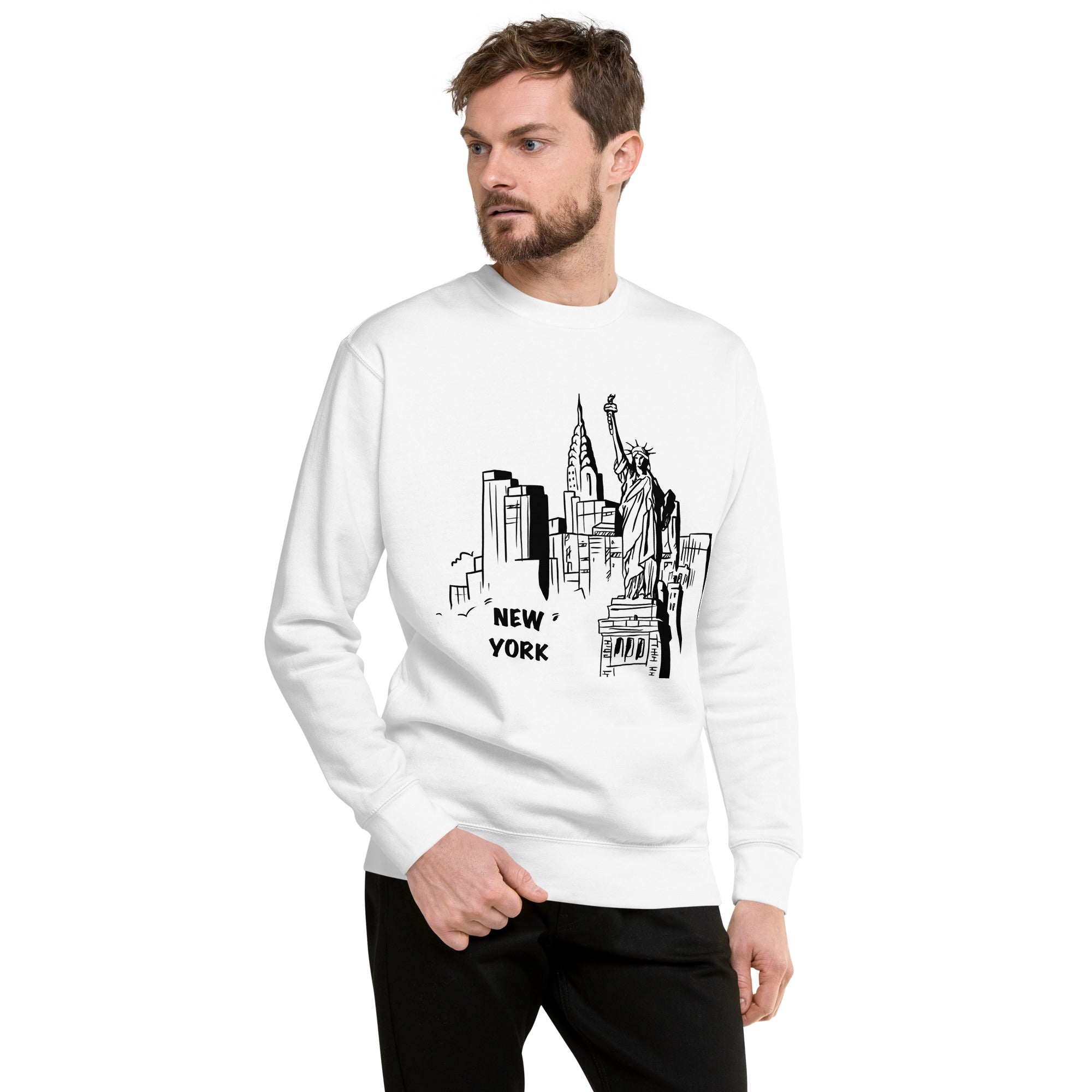 New York Print Unisex Sweatshirt