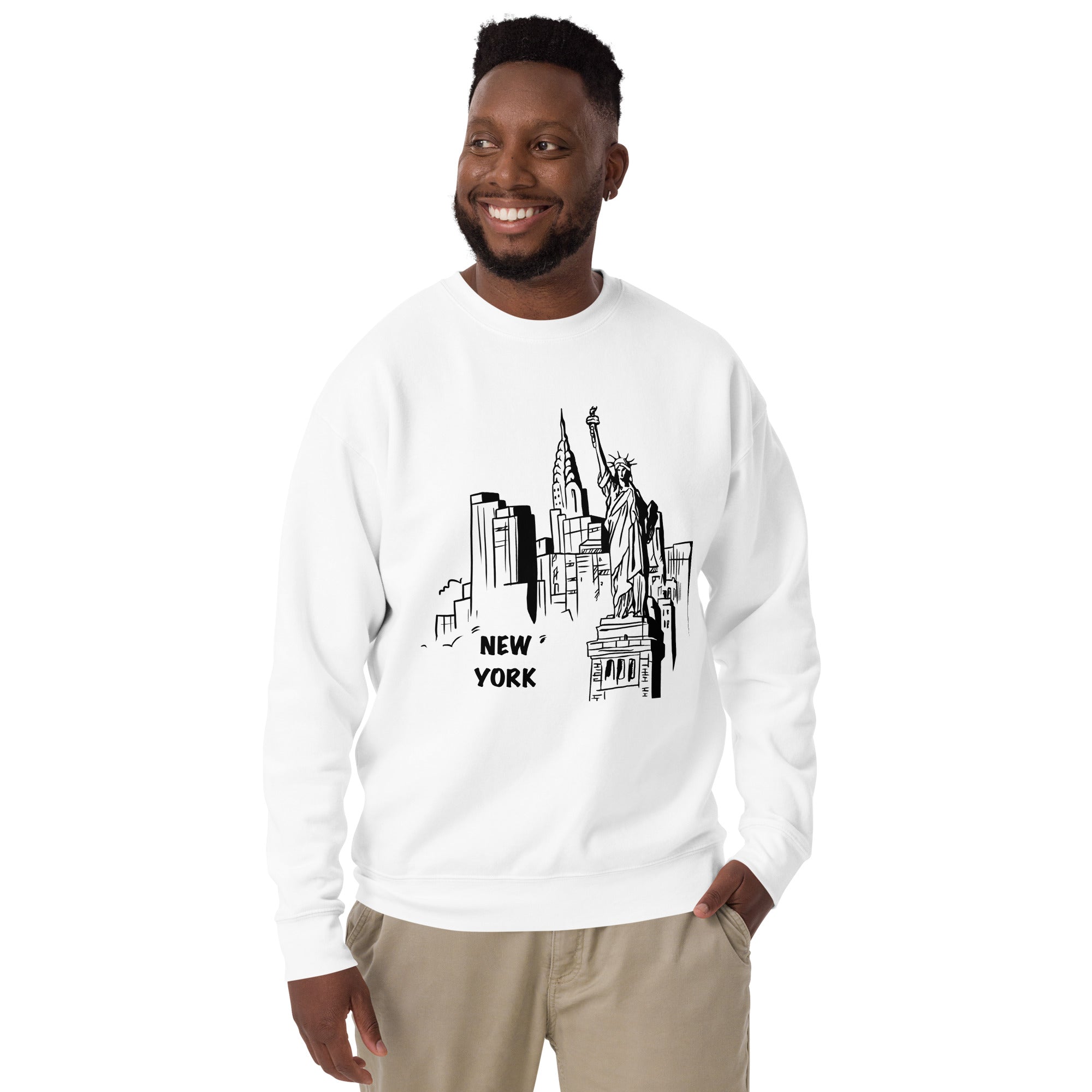 New York Print Unisex Sweatshirt